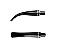 Tingyilan Tige de Pipe Bricolage Embout buccal de Remplacement Poignée courbée Droite Type de Selle Élément filtrant 9mm Tige Acrylique Pipe à Tabac Accessoires,67