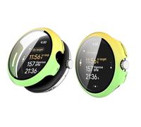 TINGYR 2 Pièces Coque Compatible avec Google Pixel Watch 3 45mm, PC + Trempé pour Protéger L'écran, Anti-Chute, Housse Étui Compatible avec Google Pixel Watch 3 45mm.