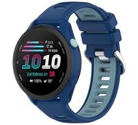 TingYR Bracelet Compatible avec Garmin Forerunner 170/170 Music / 70, Poids Léger, Facile à Remplacer, 20mm Regardez Sangle de Remplacement. Bleu Foncé Bleu Clair