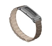 TingYR Bracelet Compatible avec Google Fitbit Air, Bracelet en Silicone Magnétique avec Coque Métallique, Confortable et Élégant Bande de Remplacement.