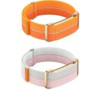 TingYR Bracelet Compatible avec Google Fitbit Air, coque de protection métallique, Bracelet de montre en nylon tissé réglable. coque de protection métallique.