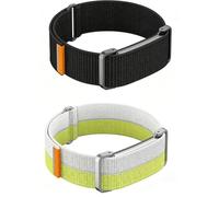 TingYR Bracelet Compatible avec Google Fitbit Air, coque de protection métallique, Bracelet de montre en nylon tissé réglable. coque de protection métallique.