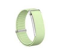TingYR Bracelet Compatible avec Google Fitbit Air, Coque Métallique avec Bracelet Silicone Intégré, Bracelet de Protection pour le Sport et le Quotidien.Vert Citron