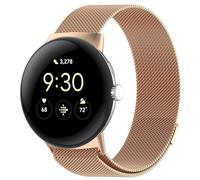 TINGYR Bracelet Compatible avec Google Pixel Watch 3 41mm, Bracelet en Acier Inoxydable Tressé, Bracelets de Rechange pour Montre Compatible avec Google Pixel Watch 3 41mm.