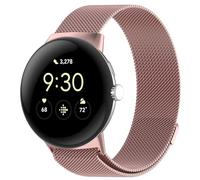 TINGYR Bracelet Compatible avec Google Pixel Watch 3 41mm, Bracelet en Acier Inoxydable Tressé, Bracelets de Rechange pour Montre Compatible avec Google Pixel Watch 3 41mm.