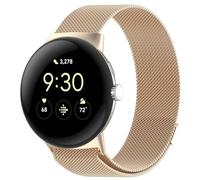 TINGYR Bracelet Compatible avec Google Pixel Watch 3 45mm, Bracelet en Acier Inoxydable Tressé, Bracelets de Rechange pour Montre Compatible avec Google Pixel Watch 3 45mm.