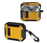 TINGYR Coque Compatible avec AirPods Pro 3, Mallette Rigide de qualité Militaire avec Serrure et Porte-clés, Protection d'ajustement sans Couture, Anti-Rayures.(Jaune)