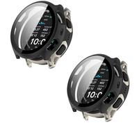 TINGYR Coque Compatible avec Amazfit Bip Max,[2 Pièces] PC + Trempé pour Protéger L'écran, Anti-Chute.