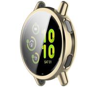 TINGYR Coque Compatible avec Garmin Vivoactive 5, Protection Tout Compris en TPU, Absorption des Chocs Anti-Chute, Durable Regardez Étui de Protection Compatible avec Garmin Vivoactive 5.（Couleur Or）