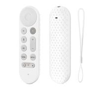 TINGYR Coque Compatible avec Google TV Streamer 4K 2024, Protection d'ajustement sans Couture, Anti-Rayures, Coque Case Cover Compatible avec Google TV Streamer 4K 2024.(Blanc)