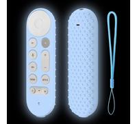 TINGYR Coque Compatible avec Google TV Streamer 4K 2024, Protection d'ajustement sans Couture, Anti-Rayures, Coque Case Cover Compatible avec Google TV Streamer 4K 2024.(Bleu Lumineux)