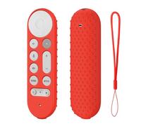 TINGYR Coque Compatible avec Google TV Streamer 4K 2024, Protection d'ajustement sans Couture, Anti-Rayures, Coque Case Cover Compatible avec Google TV Streamer 4K 2024.(Rouge)