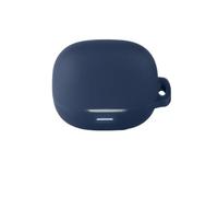 TINGYR Coque Compatible avec QCY MeloBuds N65, Souple, Protection Intégrale, Étui pour Écouteurs Résistant Aux Rayures.(Bleu Foncé)
