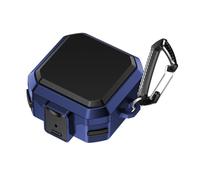 TINGYR Coque Compatible avec Samsung Galaxy Buds 4/ Buds 4 Pro, Mallette Rigide de qualité Militaire avec Serrure et Porte-clés, Protection d'ajustement sans Couture, Anti-Rayures.(Bleu Foncé)