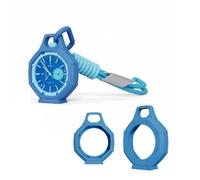 TINGYR Coque Compatible avec Swatch Royal Pop, avec Cordon, Résistant aux Rayures, Portable, Coque de Protection pour Montre en Silicone. Bleu