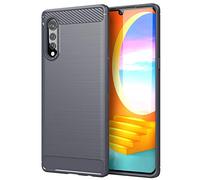 TingYR Coque pour LG Velvet 5G UW, Housse Silicone Ultra Mince, TPU Silicone, Anti Rayure, Anti Chute, Durable, Housse Étui pour LG Velvet 5G UW Smartphone.(Gris)