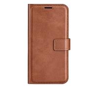 TINGYR Coque pour Wiko Power U30, Housse en Cuir avec Premium Flip Coque,avec Soutien Portefeuille Etui avec Stand Support et Carte Slot Wiko Power U30. (Brun Clair)