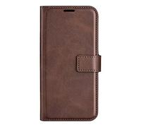 TingYR Coque pour Wiko Power U30, Housse en Cuir avec Premium Flip Coque,avec Soutien Portefeuille Etui avec Stand Support et Carte Slot Wiko Power U30. (Brun)