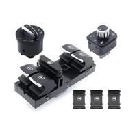 TINGYUS Bouton Commande Vitre Pour VW Pour Jetta Pour Golf Pour GTI Pour Passat (2005-2013) Interrupteur De Lève-phares Automatique 5ND941431B 5ND959857 Interrupteur Lève-vitre(5ND959857-Set)