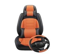 TINGYUS Couvre siège Housse De Siège Auto Universelle 5 Places pour Jaguar, XF, pour F-Pace, pour E-Pace, pour I-Pace, pour X-Type, XE, XJ, XK Housses de siège(Blue Orange 5 Seat M)