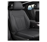 TINGYUS Couvre siège Housses De Siège Auto Avant Et Arrière avec Coussin De Siège Imperméable Et Rembourré - Accessoires Auto Housses de siège(Black 1PCS Front)