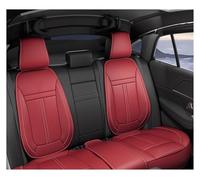 TINGYUS Couvre siège Housses De Siège Auto Respirantes, Imperméables Et Universelles, Accessoires De Protection Housses de siège(Rear Set Red)