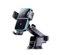 TINGYUS Support Navigation Moto Support De Téléphone Voiture À Double Bobine 15W, Automatique, Navigation pour Portable(Dashboard)