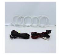 TINGYUS Voiture Phares Pour Alfa Pour Romeo 159 2005-2011 Voiture Super Brillant Couleur Blanche 3528 SMD LED Angel Eyes Kit Feux De Jour DRL Feux Avant(With line)
