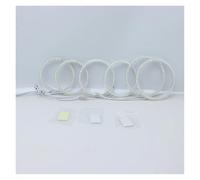 TINGYUS Voiture Phares Pour Alfa Pour Romeo 159 2005-2011 Voiture Super Brillant Couleur Blanche 3528 SMD LED Angel Eyes Kit Feux De Jour DRL Feux Avant(Without line)