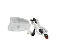 TINGYUS Voiture Phares Pour Jeep Pour Renegade 2015 2016 2017, Clignotant Latéral, Clignotant Avant, Feu Latéral Et Couvercle Feux Avant(White and white 1set)