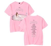 Tini Stoessel Cupido T-Shirt pour Femmes et Hommes, Décontracté, Manches Courtes, Col Rond, Rétro, Classique, rose, S