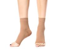 TININNA Chaussette De Compression Bas Contention Médicale Anti-embolie sans Pied pour Homme et Femme Nue L