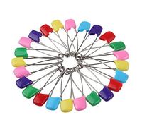 TININNA Diaper Colorful Grand Sécurité pour bébé Pins Epingles de Surete/Epingles Anglaises/Epingles a Nourrice pour Bebe/Enfants Taille L 100 Pieces