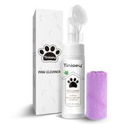 Tinioey Nettoyant pour Pattes de Chiens et Chats (200 ML) | Nettoyant moussant sans rinçage | Brosse à Pattes de Chien | Nettoyeur de Pattes | Nettoie Efficacement Les Pattes Sales et Boueuses