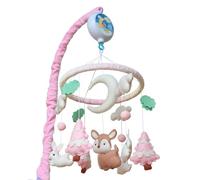 TINITIGIES Woodland Mobile cerf rose pour berceau