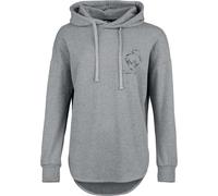 Tinker Bell La Fée Clochette Sketch Femme Sweat-Shirt à Capuche Gris chiné L