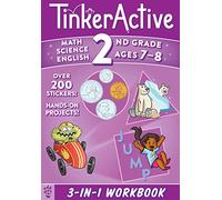 Tinkeractive 2nd Grade 3-In-1 Workbook: Math, Science, English Language Arts