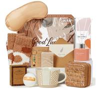 TinkerPlay Coffret Cadeau de Départ pour Collègue Femme avec Boîte à Bijoux Chaussettes Masque de Sommeil Tasse Bombe de Bain et Savon Idée Cadeau Départ Retraite Changement de Travail Remerciement