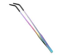 Tinks Outil d'alimentation pour reptiles | Outils d'accessoires sans glissement de la tête en silicone | Tweezers de précision en acier inoxydable pour reptiles, poissons, p