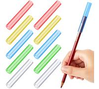 Tinlade 20 Pieces Chewable Pencil Toppers Chew Tubes for Kids Silicone Chewy Pencil Toppers Sensory Oral Motor Chew Aid for Children and Adults with Anxiety, Autism, ADHD, Sensory Integration Issues
