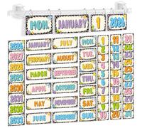 Tinlade Calendrier de composition à rabat avec support réglable, mois, semaines, dates et années 2026-2033 pour la rentrée scolaire, la maternelle, la décoration d'intérieur