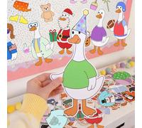 Tinlade Lot de 100 tableaux d'affichage Silly Goose pour décoration de salle de classe - Idées de mascotte pour décoration de corations de fête d'anniversaire, bureaux de conseil