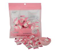 TinLeJa Lot de 24 masques faciaux compressés secs en coton pur naturel, idéal pour la maison et les voyages, papier de masque jetable, emballé individuellement comme des bonbons
