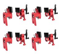 TINMAGI 4 Pièces 3/4" Serre-Joint en Tube Collier de Serrage, Colliers de Serrage à Vis, Serre Joint Dormant, Pince à Dégagement Rapide, Ensembles de Serre-tubes à Visser pour Travail du Bois, Tuyau