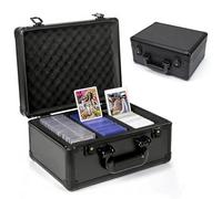 TINMAGI Boîte de Rangement pour Cartes Graduées, Top Loaders Boîte de Rangement avec Mousse Compartiments, Étui de Rangement Étanches pour Cartes de Sport, pour Cartes à Collectionner PSA BGS SGC