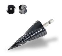 TINMAGI Foret Etage Metal M42 Ø 4-32mm, Foret Conique TiAlN HSS Cbalt, Forets Étagés 15 Niveaux à Double Hélice, Fraise Metal avec Queue Hexagonale, pour Acier Inoxydable, Métal Dur, Bois, Plastique