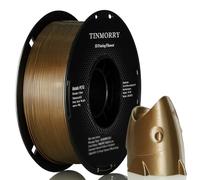 TINMORRY Filament PETG métallique de 1,75 mm, filament PETG rapide pour impression 3D, PETG avec débit rapide, compatible avec imprimante 3D Bambu Lab FDM, bobine de 1 kg, bronze métallique