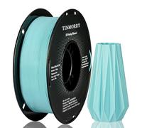 TINMORRY Filament PETG renforcé de fibres de verre 1.75mm, Filament d'impression 3D PETG GF à haute résistance aux chocs, durabilité et rigidité, 1 KG 1 bobine, Bleu glacier