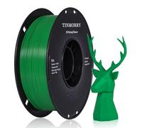 TINMORRY PLA Filament 1.75mm, Filament PLA rapide pour l'impression 3D, compatible avec la plupart des imprimantes 3D FDM, 1 KG 1 bobine, Vert
