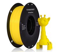 TINMORRY PLA Filament 1.75mm, Filament PLA rapide pour l'impression 3D, compatible avec la plupart des imprimantes 3D FDM, 1 KG 1 bobine, Jaune